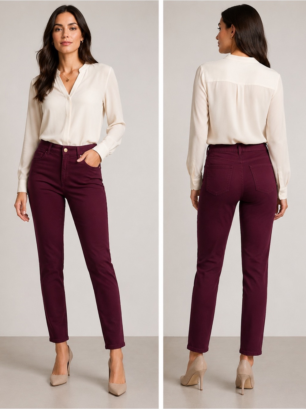 Refuge Women’s skinny jegging Size 4 Color Plum